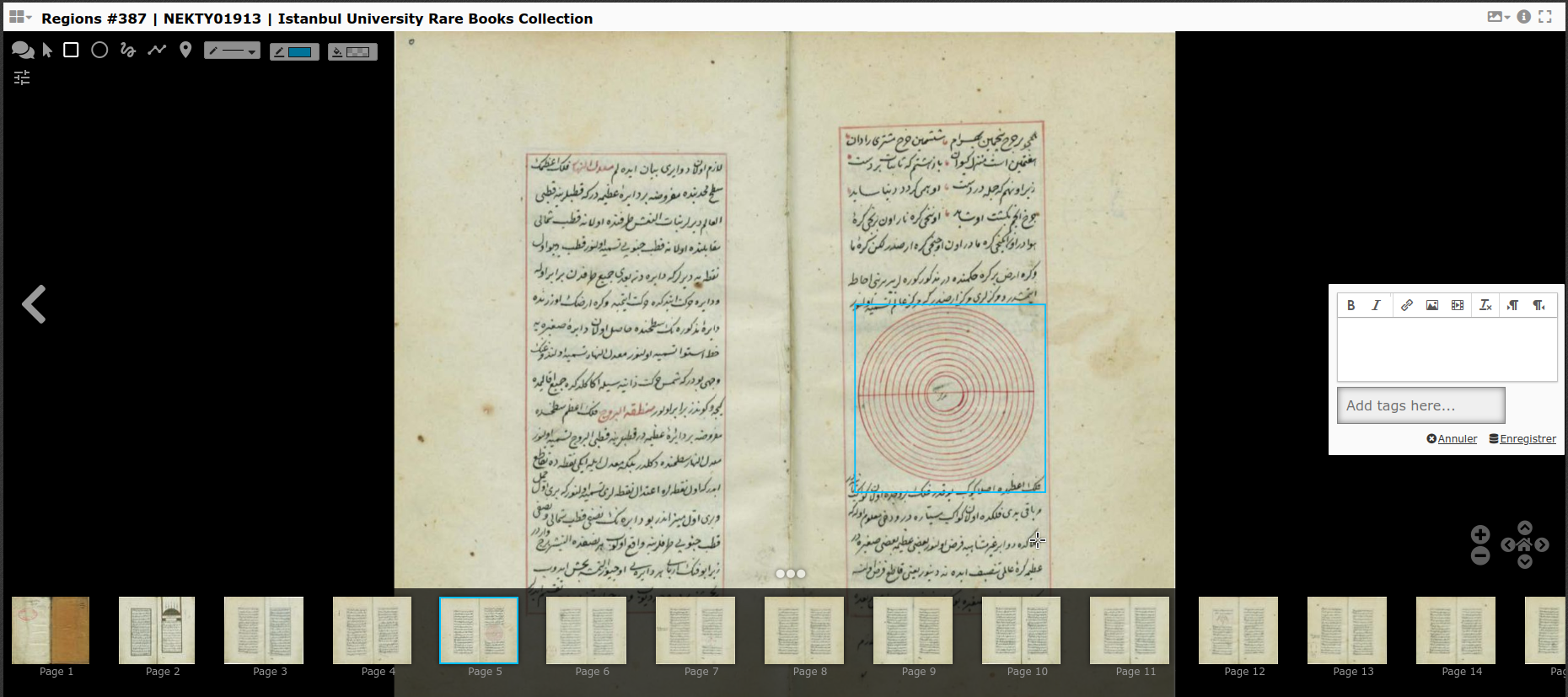 Mirador viewer screenshot